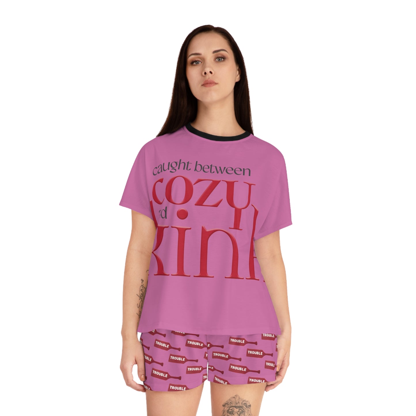 Caught Between Cozy and Kink PJ Set
