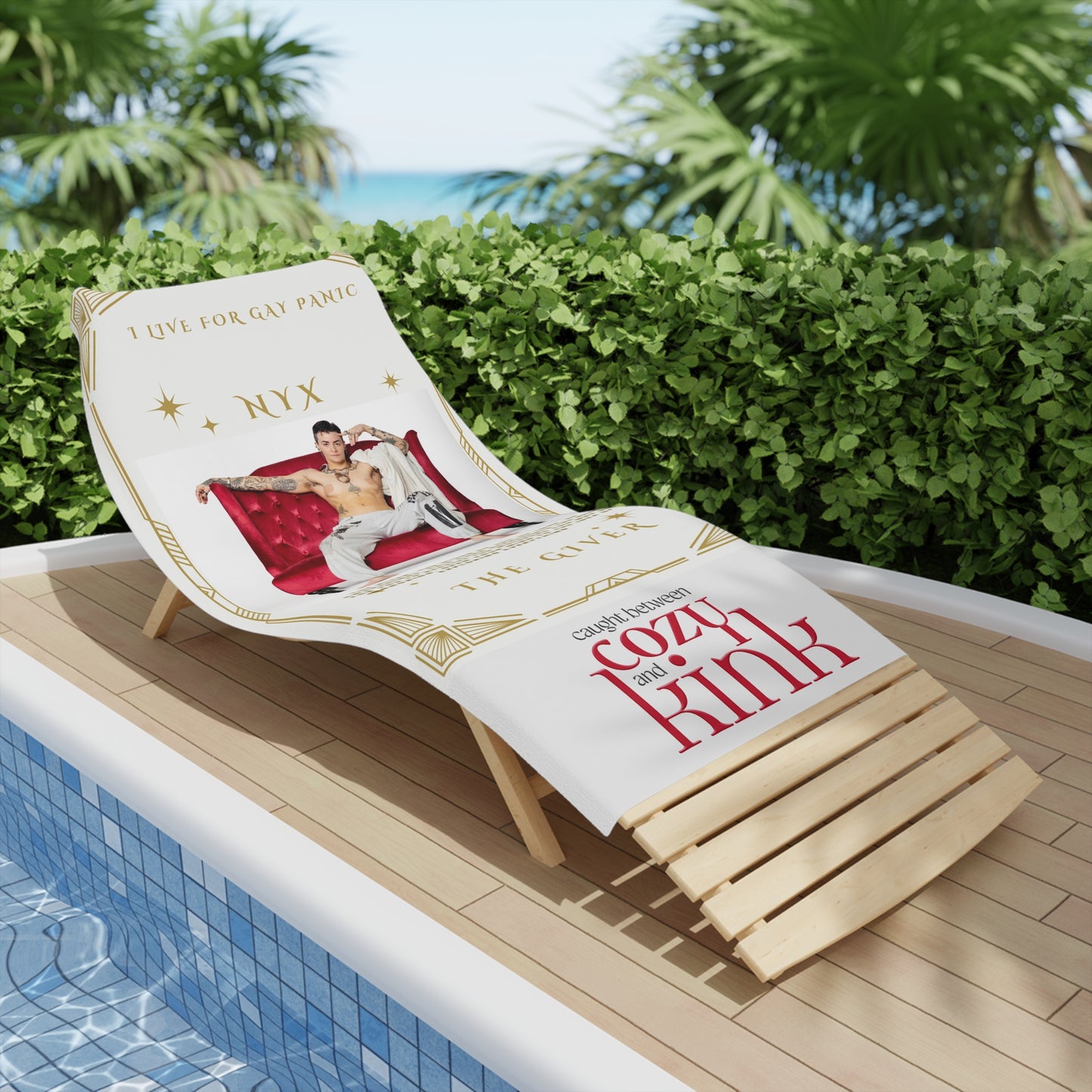 Nyx Tarot Card Beach Towels