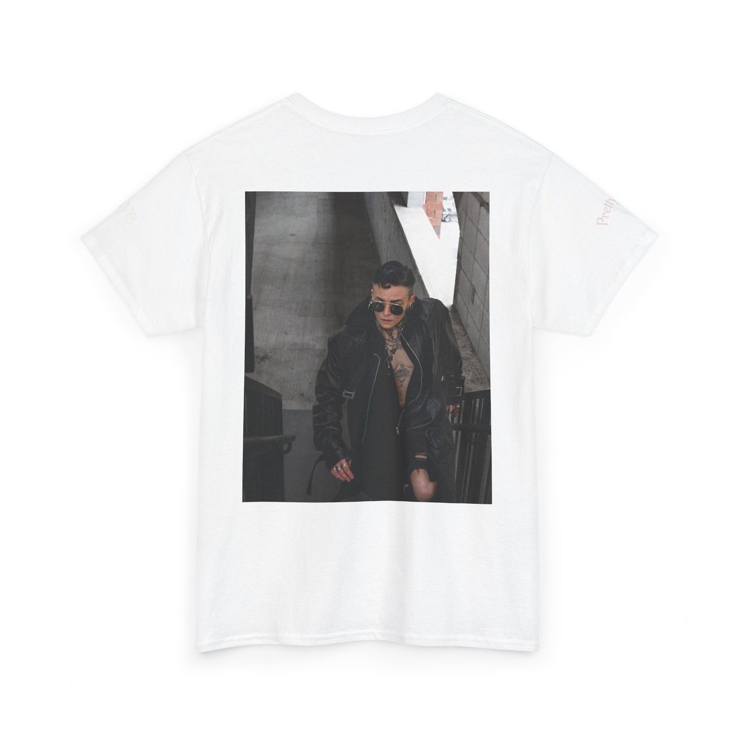 Kye Dagger Heavy Cotton Tee (Words on Sleeve)
