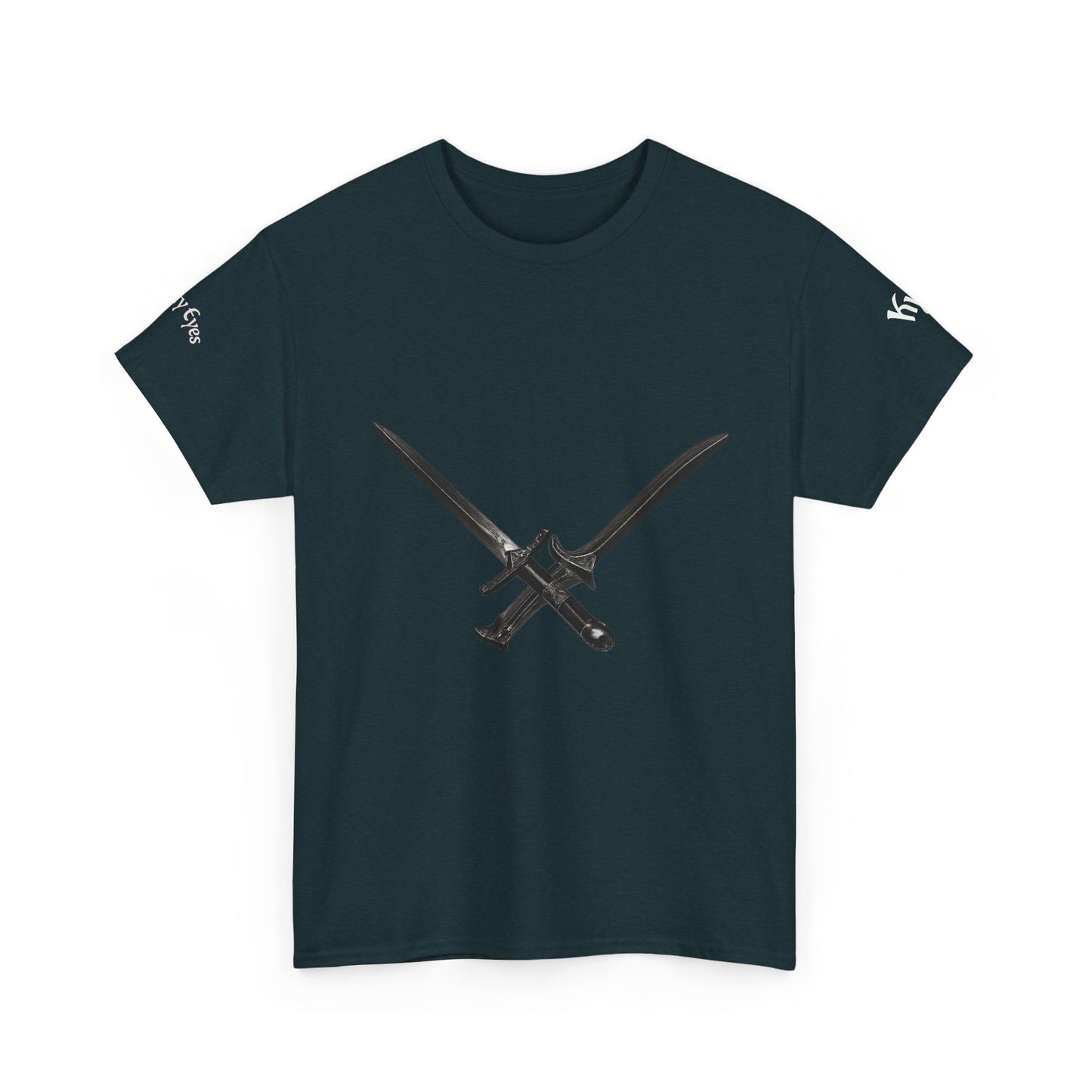 Kye Dagger Heavy Cotton Tee (Words on Sleeve)