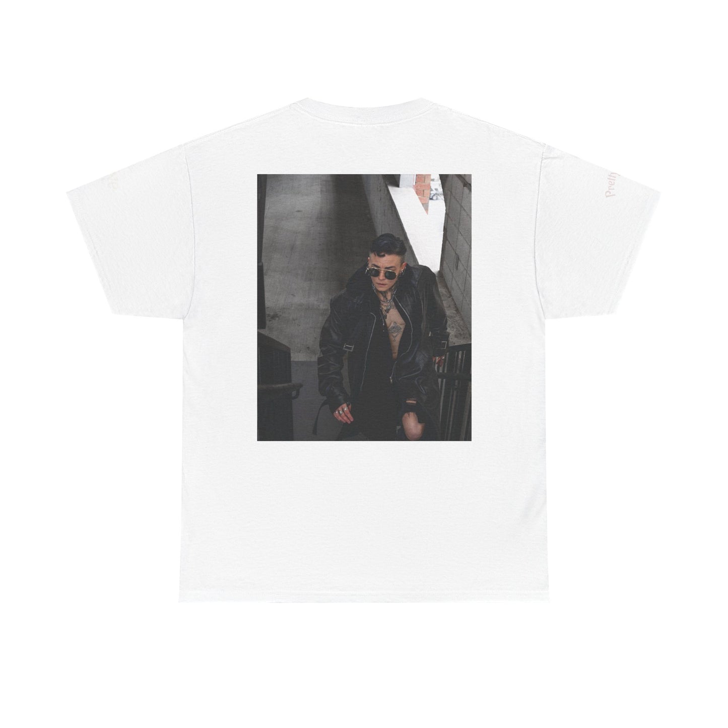 Kye Dagger Heavy Cotton Tee (Words on Sleeve)
