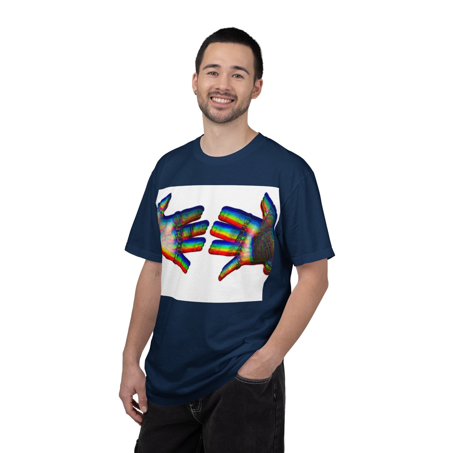 Captain Rainbow Hands T-shirt