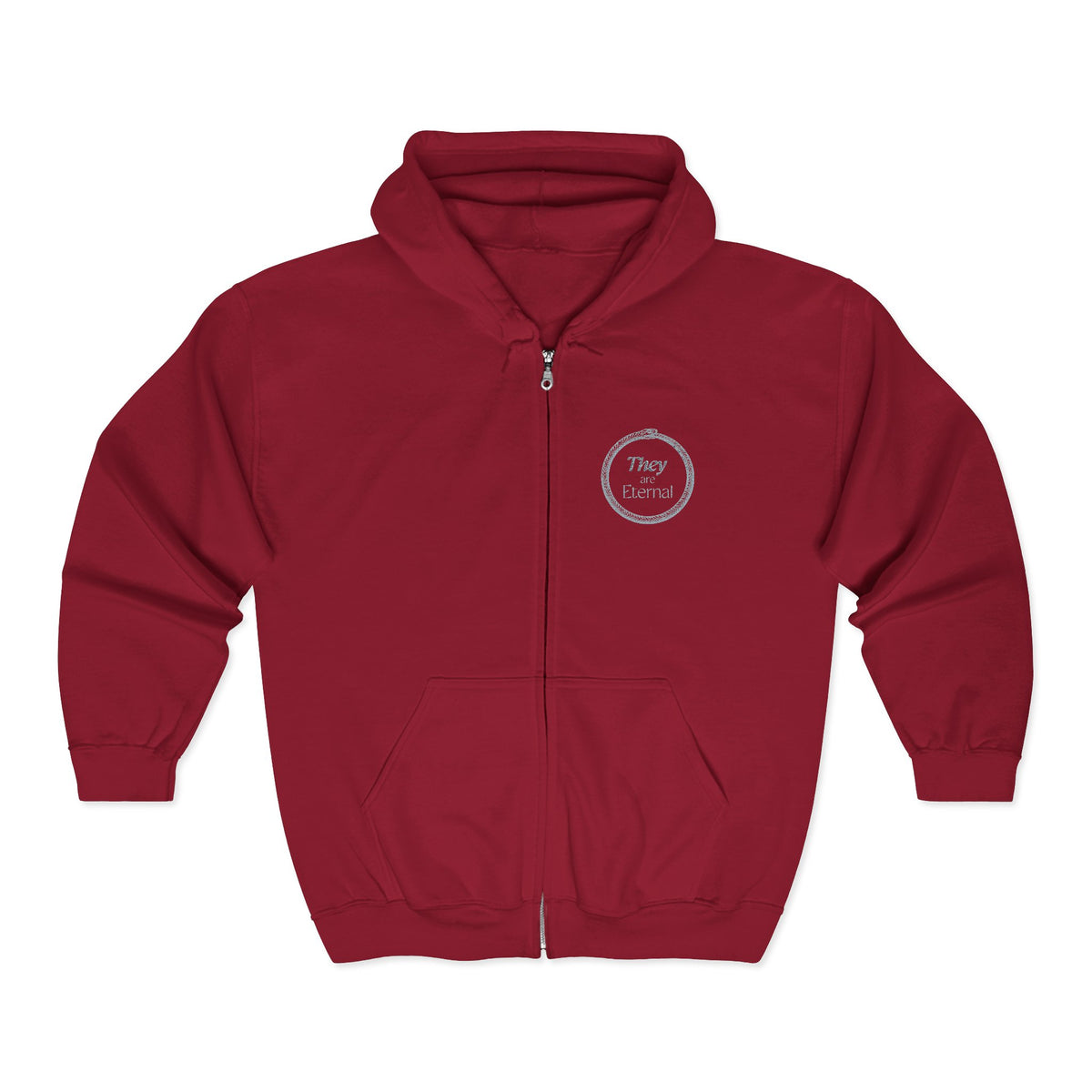 They Are Eternal Full Zip Hooded Sweatshirt