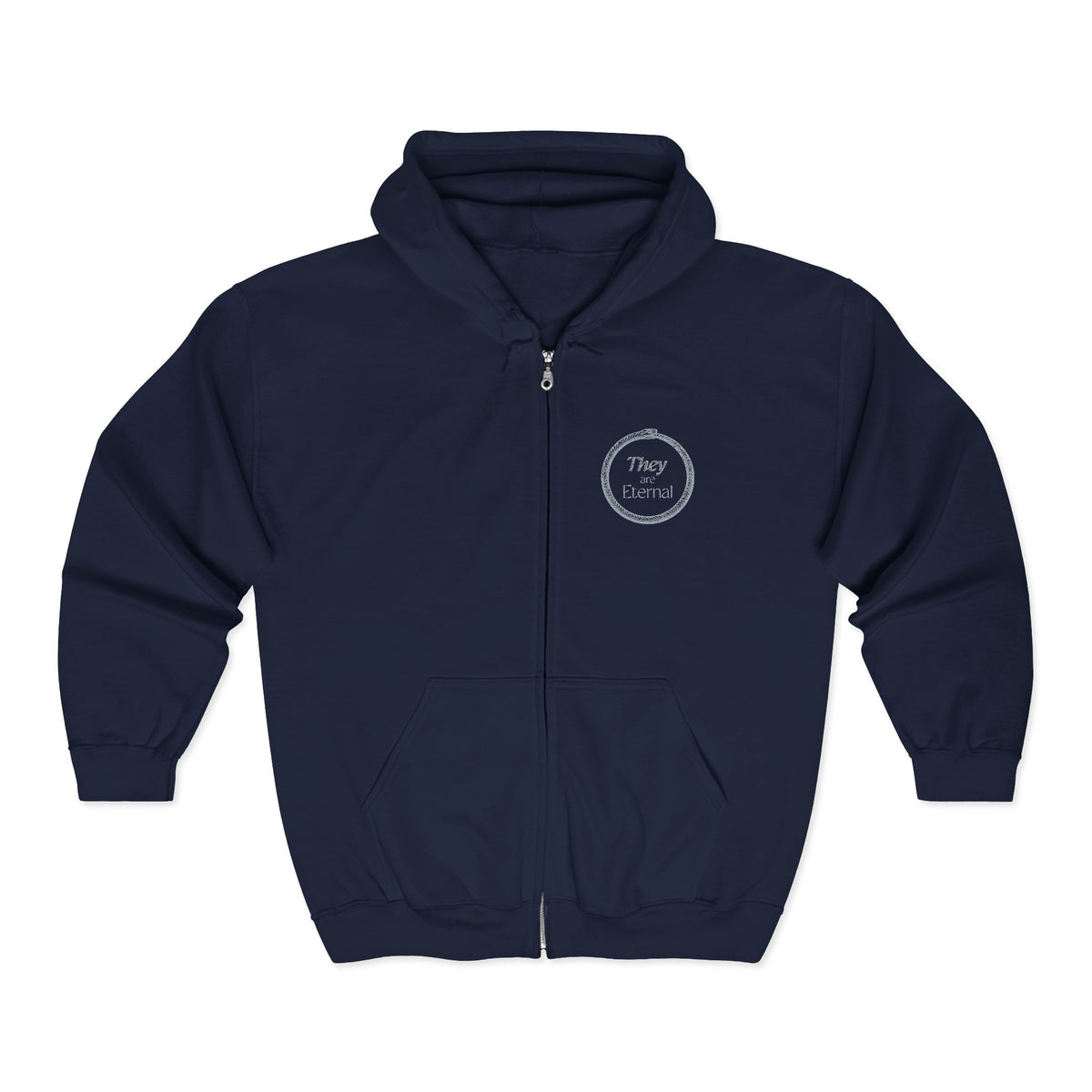 They Are Eternal Full Zip Hooded Sweatshirt