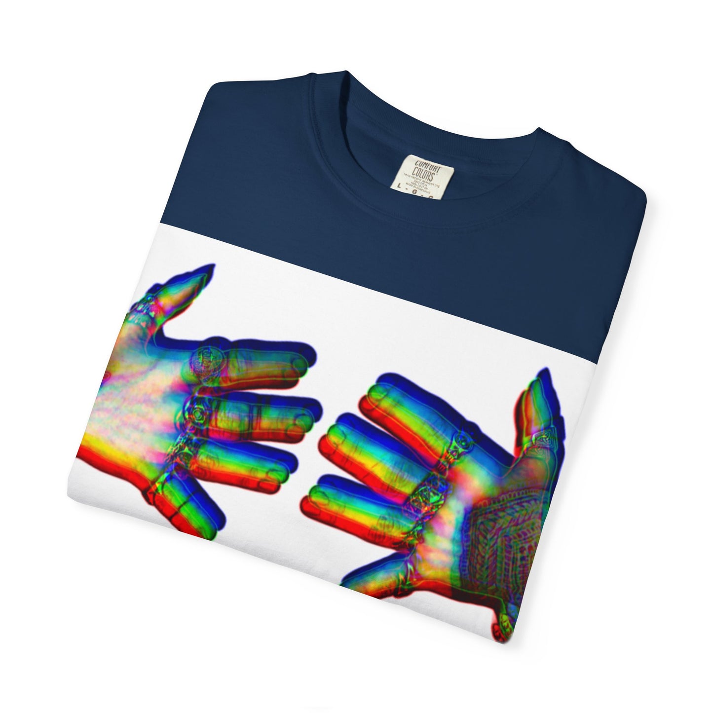 Captain Rainbow Hands T-shirt