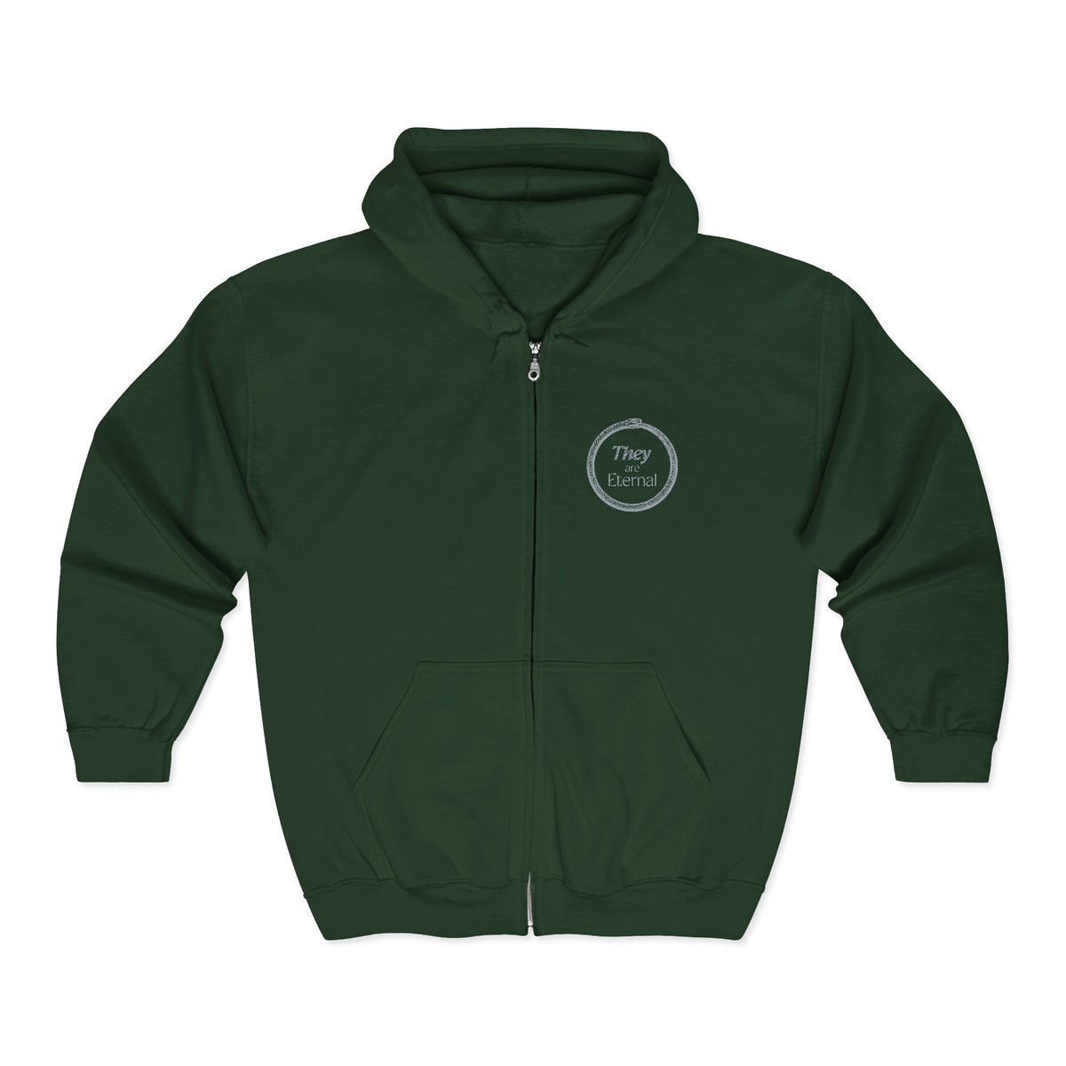 They Are Eternal Full Zip Hooded Sweatshirt