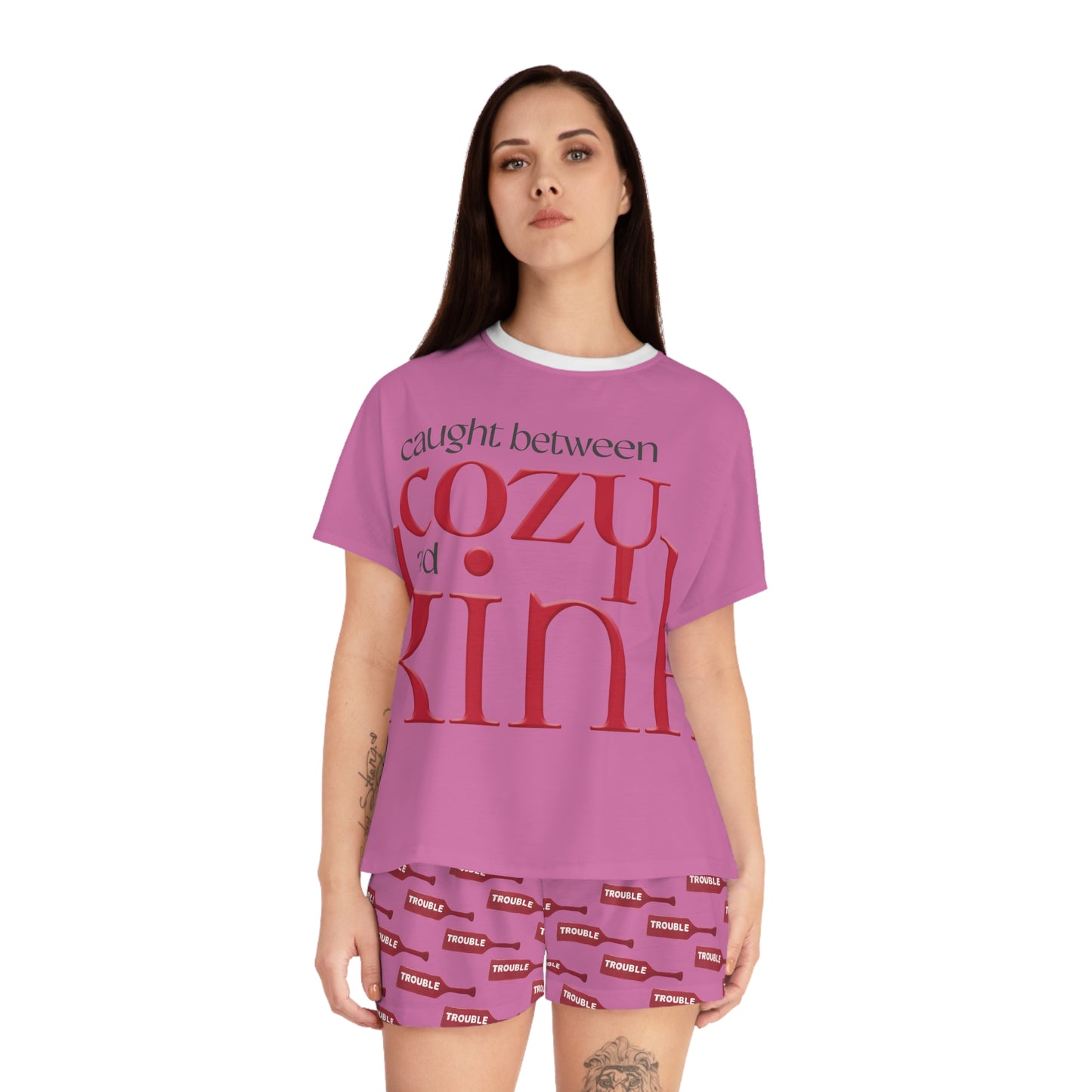 Caught Between Cozy and Kink PJ Set