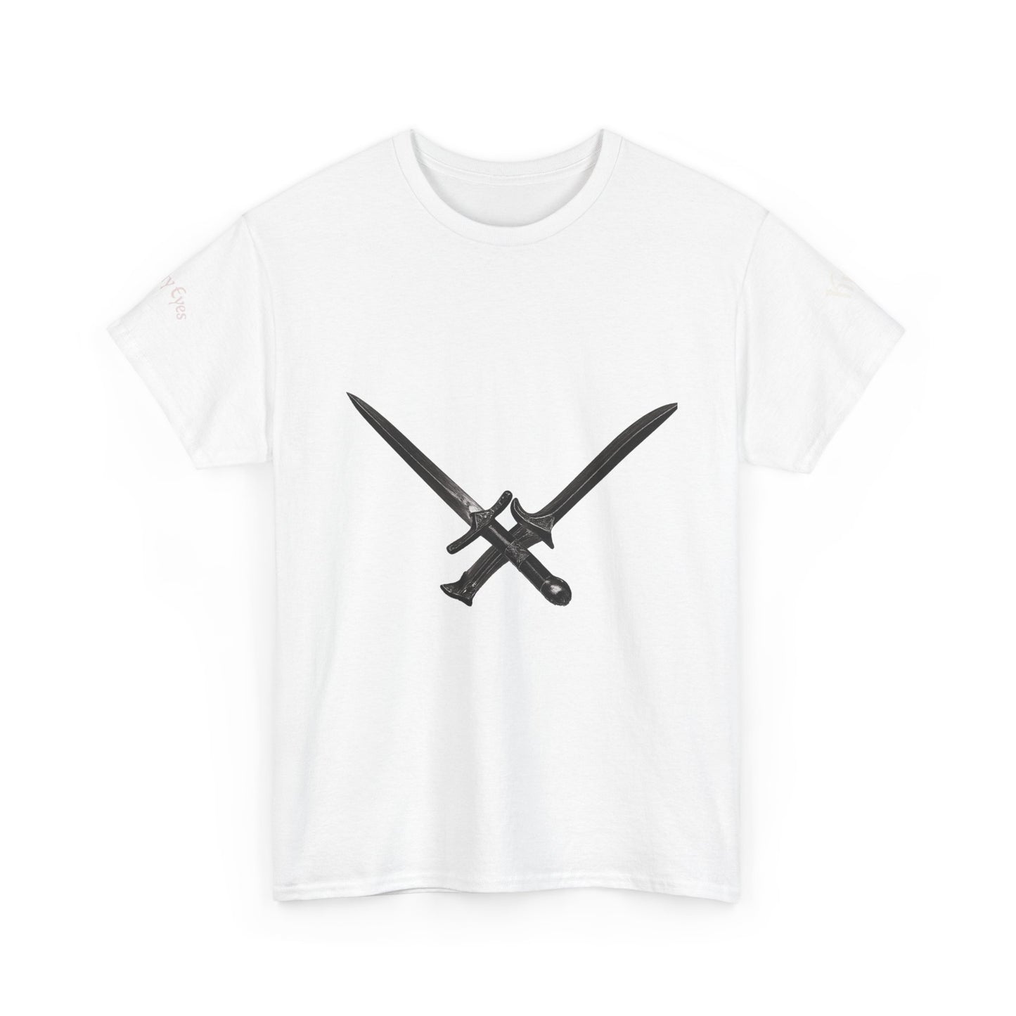 Kye Dagger Heavy Cotton Tee (Words on Sleeve)