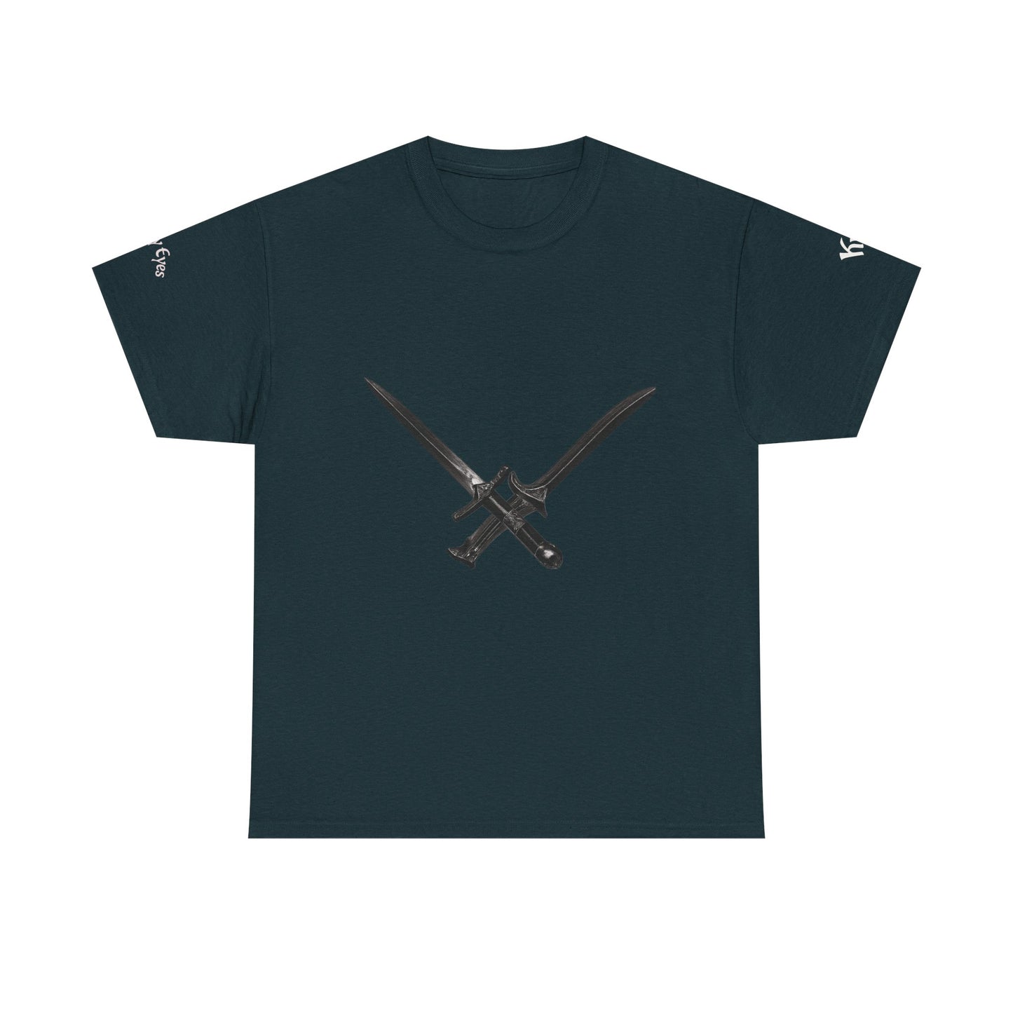 Kye Dagger Heavy Cotton Tee (Words on Sleeve)