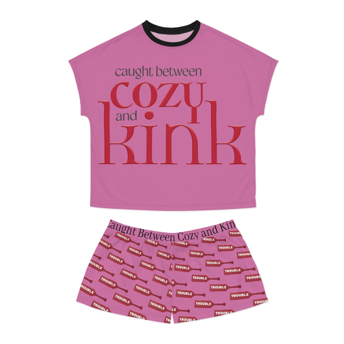 Caught Between Cozy and Kink PJ Set