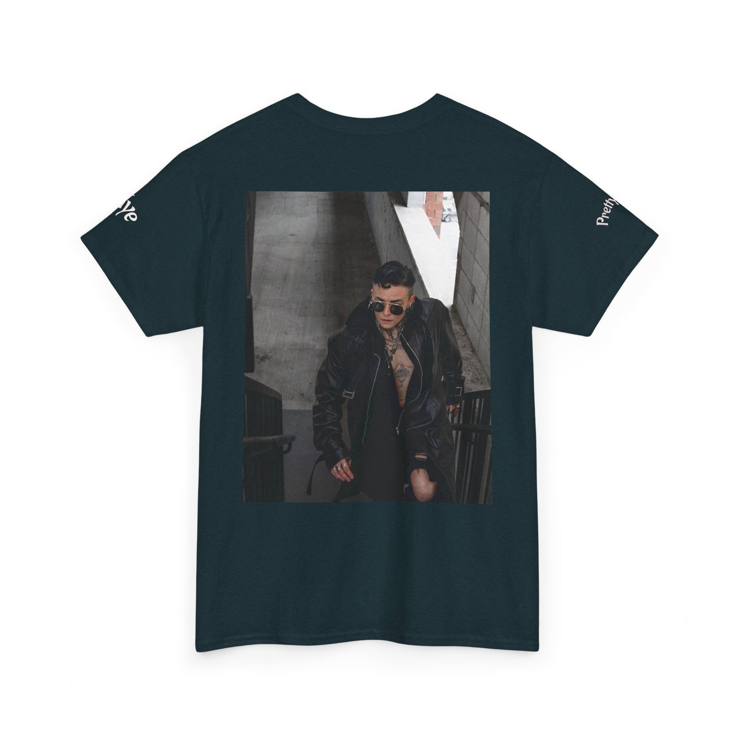 Kye Dagger Heavy Cotton Tee (Words on Sleeve)