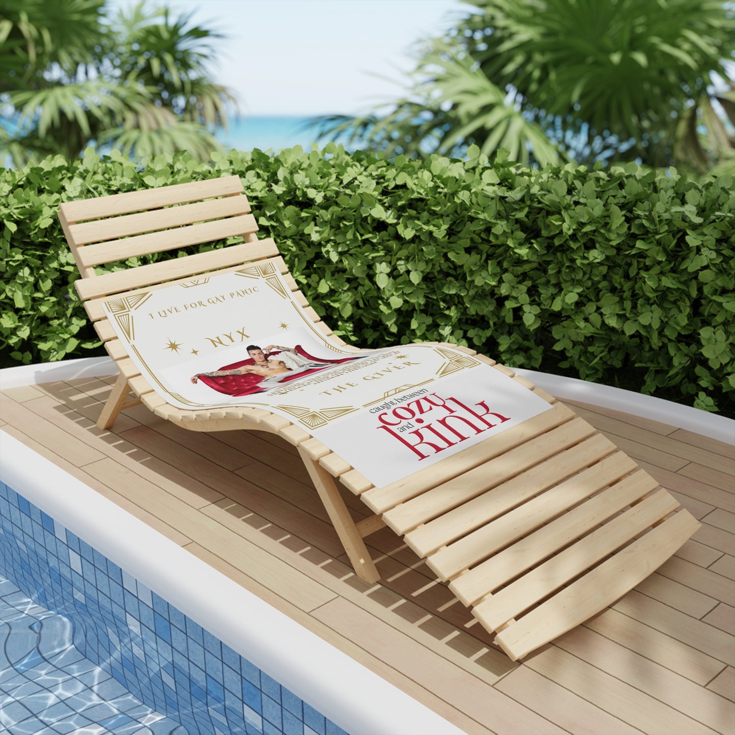 Nyx Tarot Card Beach Towels