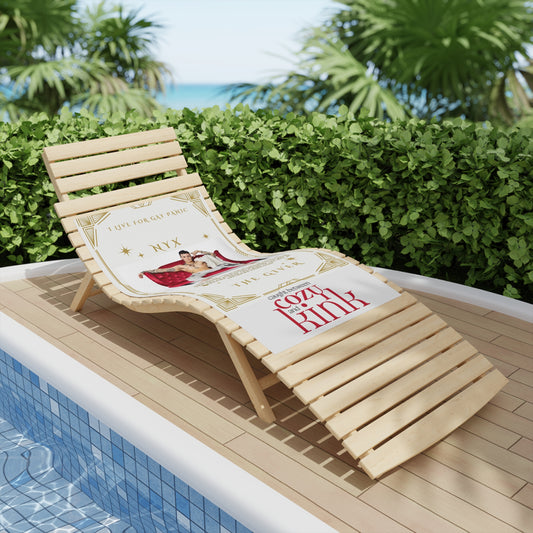 Nyx Tarot Card Beach Towels