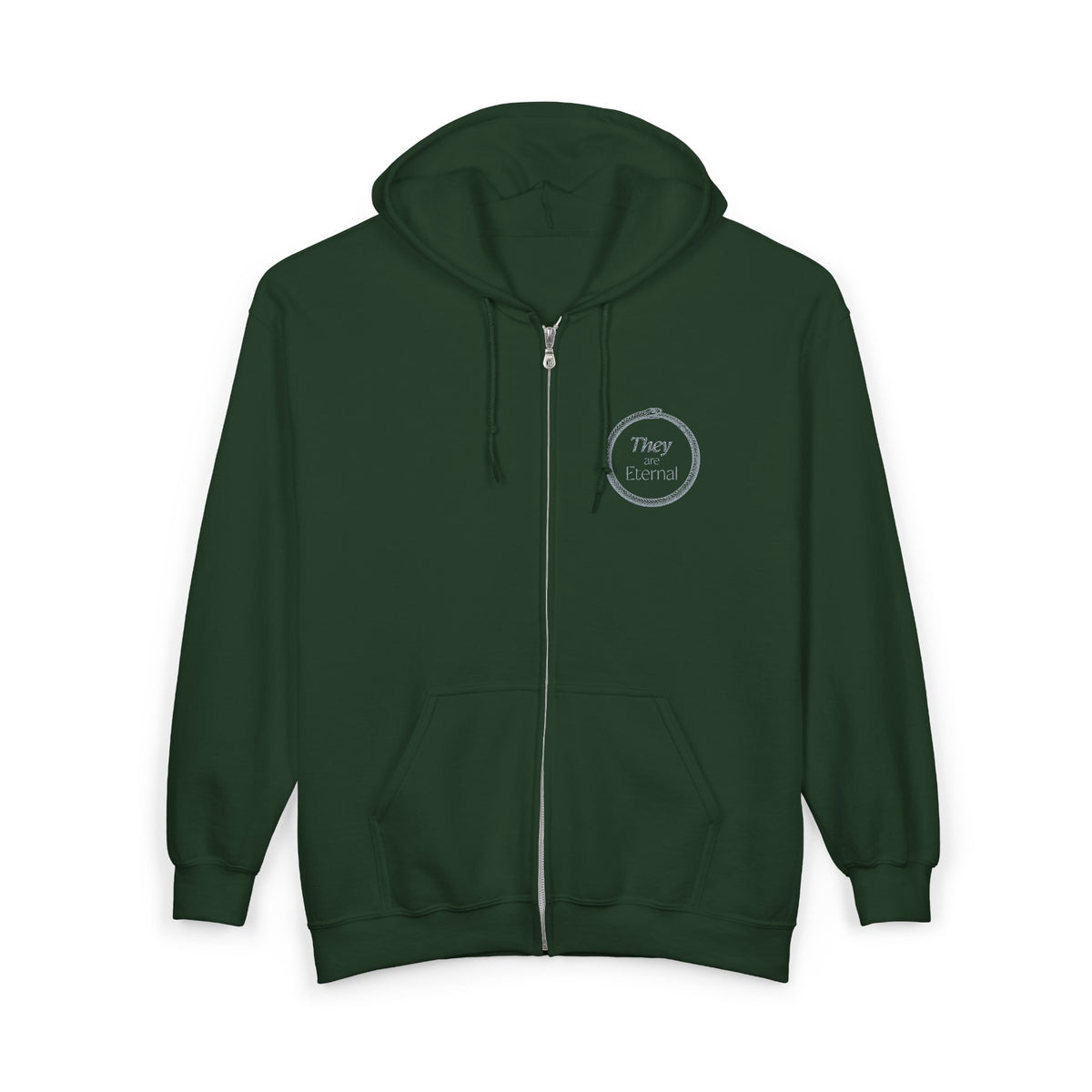They Are Eternal Full Zip Hooded Sweatshirt