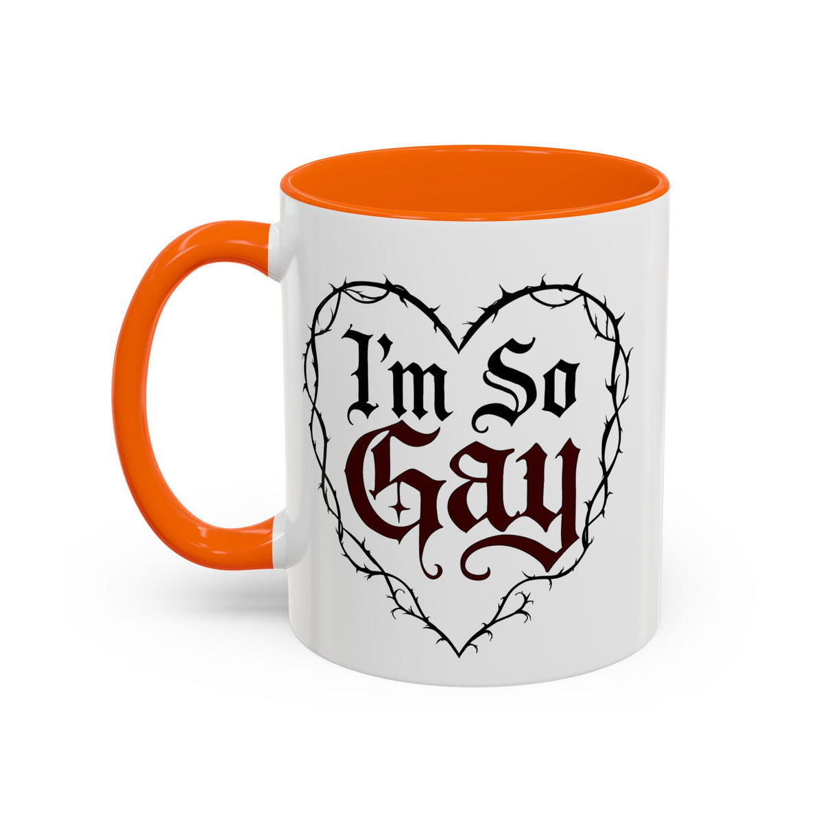 I'm So Gay/ Pretty Eyes Accent Coffee Mug (11, 15oz)