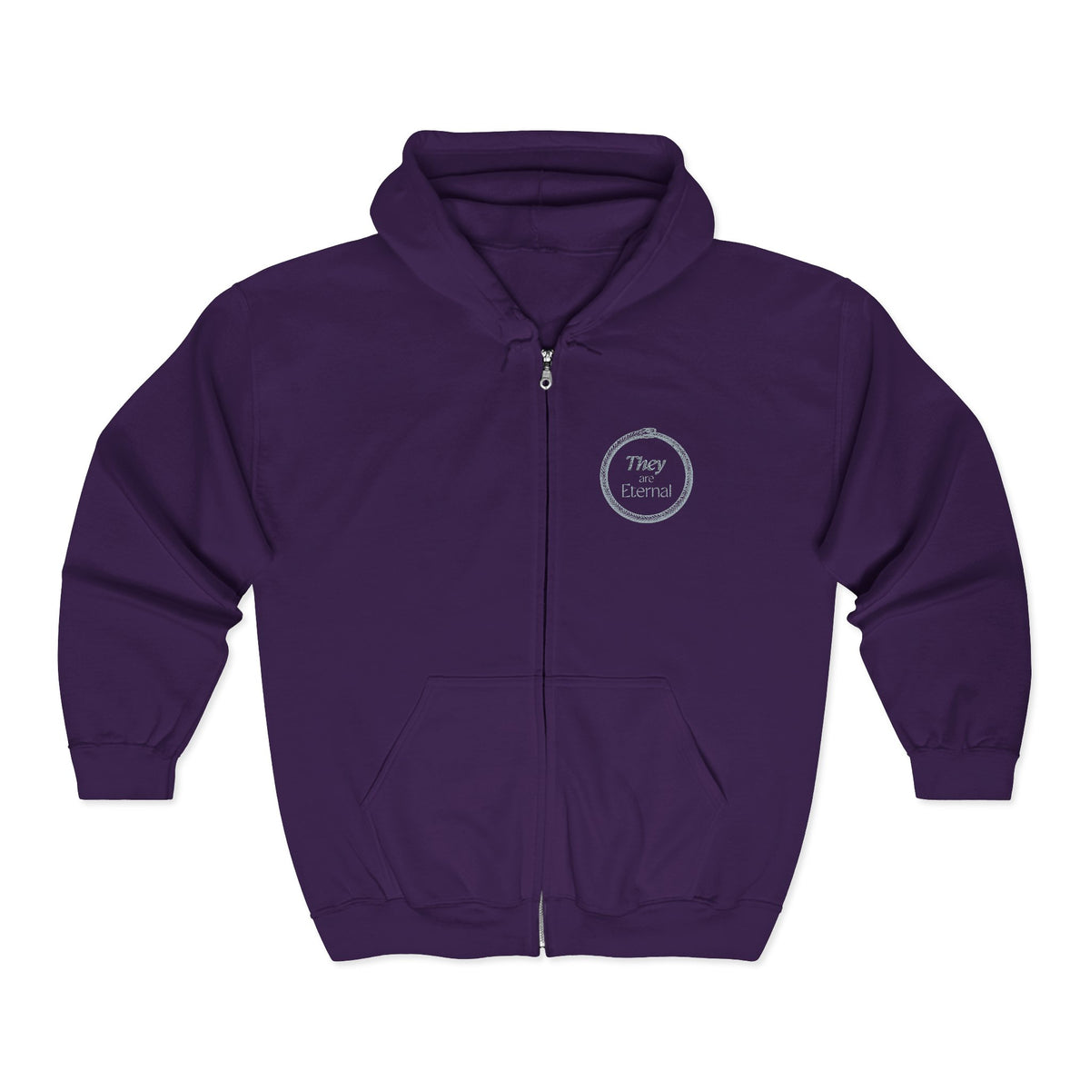 They Are Eternal Full Zip Hooded Sweatshirt