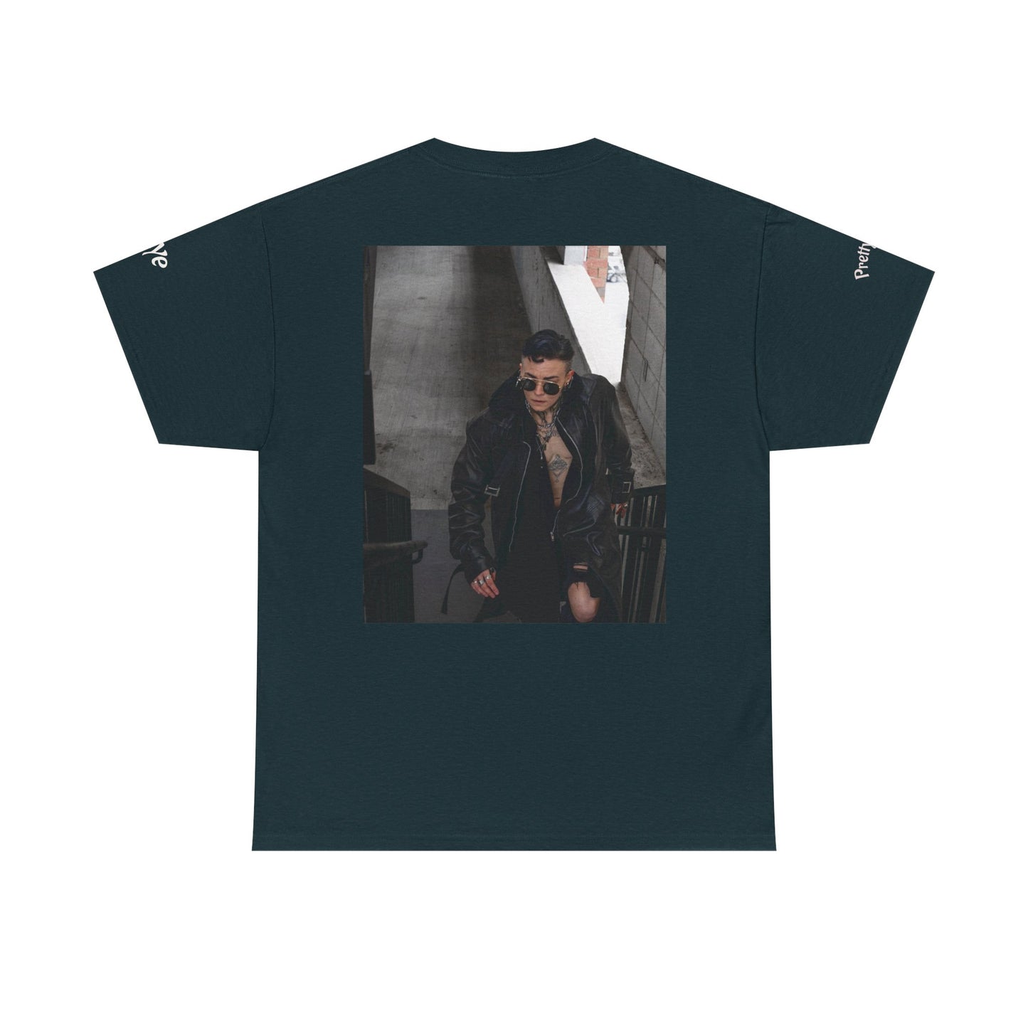 Kye Dagger Heavy Cotton Tee (Words on Sleeve)