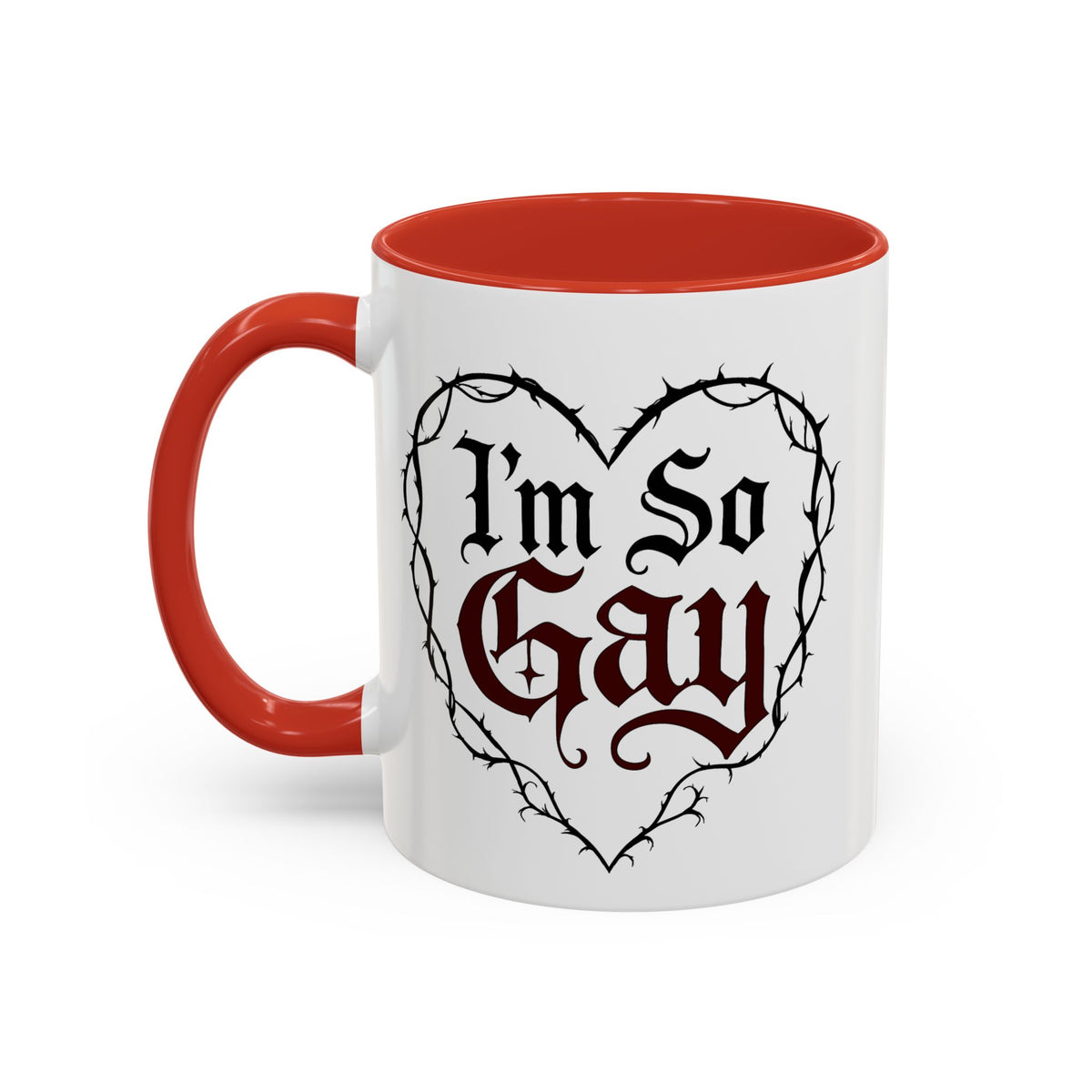 I'm So Gay/ Pretty Eyes Accent Coffee Mug (11, 15oz)